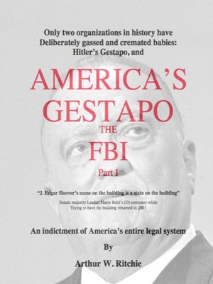 cover image of America's Gestapo, the FBI Part I